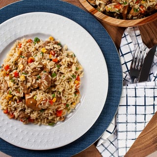 Rice with chicken