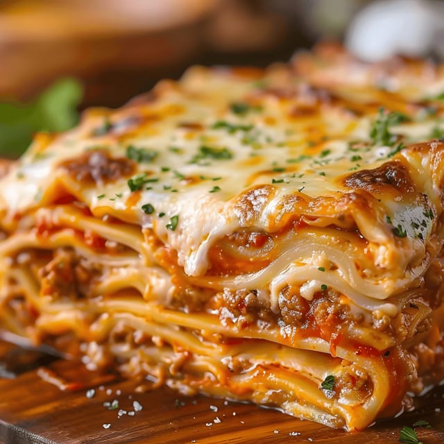 Chicken lasagna.