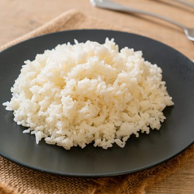 White rice.