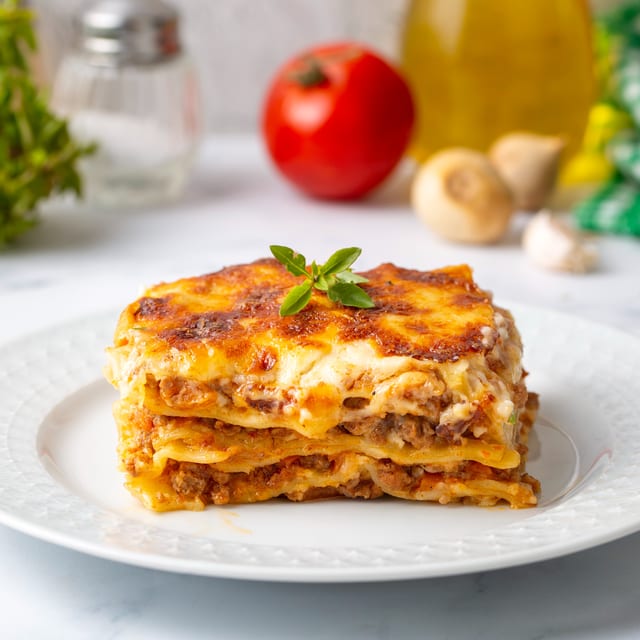 Meat lasagna.
