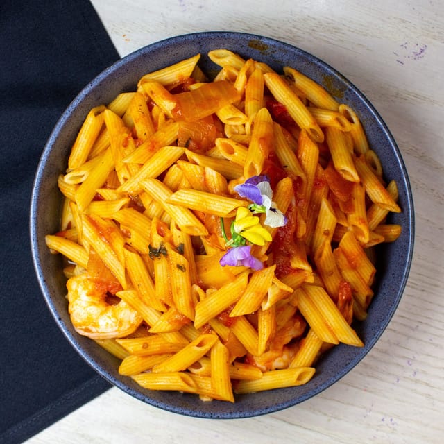 Penne pasta.