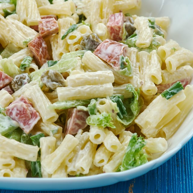 Macaroni salad.