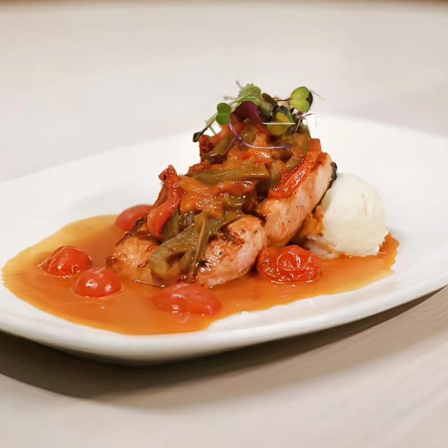 Salmon Plate.