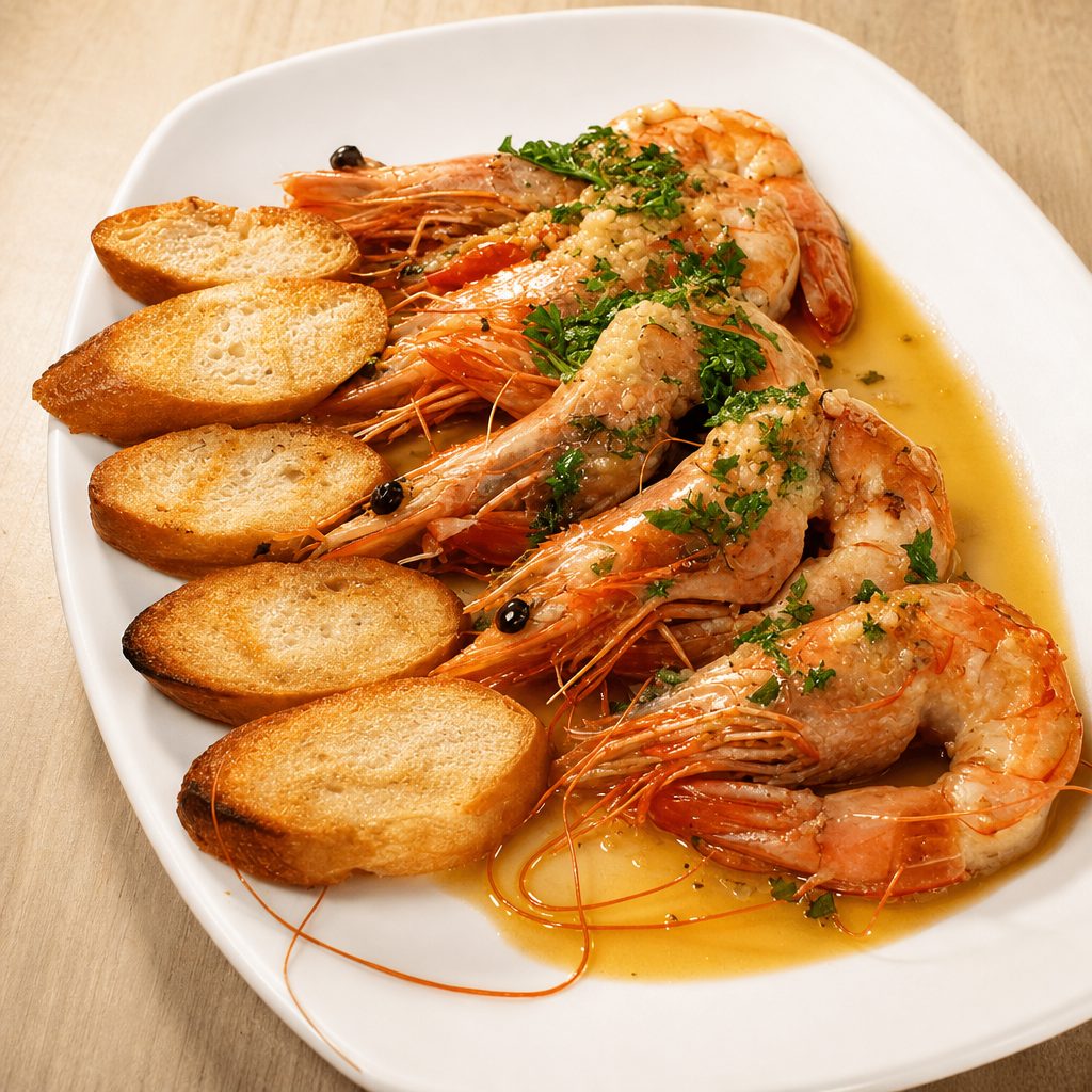 Gambas Al Ajillo Plate.