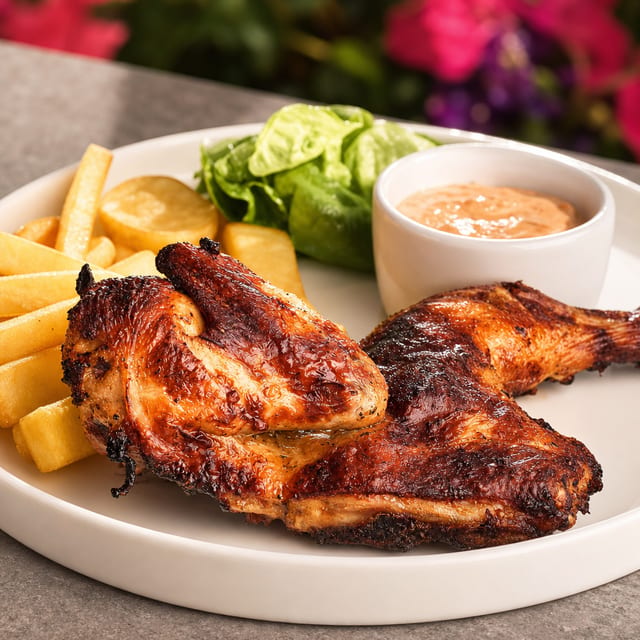 1/4 Roasted chicken.